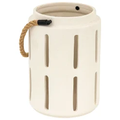 Farol De Cerámica Blanca Nuna