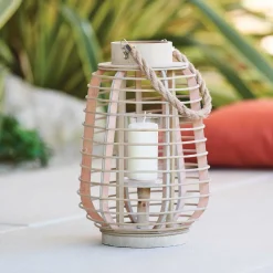 Farol De Ratán 22x33Cm