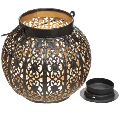 Farol Redondo De Metal 15Cm