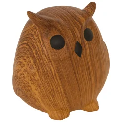 Figura decorativa búho marrón claro 12cm