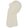 Figura en forma de rostro WONJ blanca