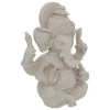 Figura Ganesha Beige De Resina