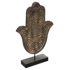 Figura Mano Dorada Oasis 37Cm