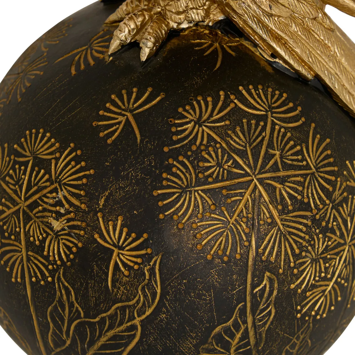 Figura pájaro BELLI dorado 19cm