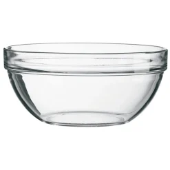 Flanera De Vidrio Redonda Apilable 10Cm