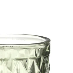 Flauta De Cava Diamante De Vidrio Verde 175ml