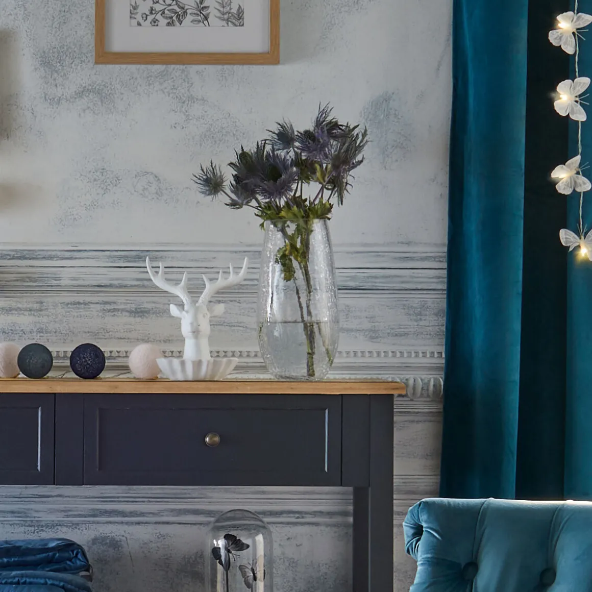 Florero Cilíndrico De Vidrio 14x27Cm