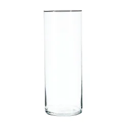 Florero De Vidrio Cilíndrico 15x39.5Cm