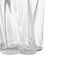 Florero NOELI transparente de vidrio 25.5cm