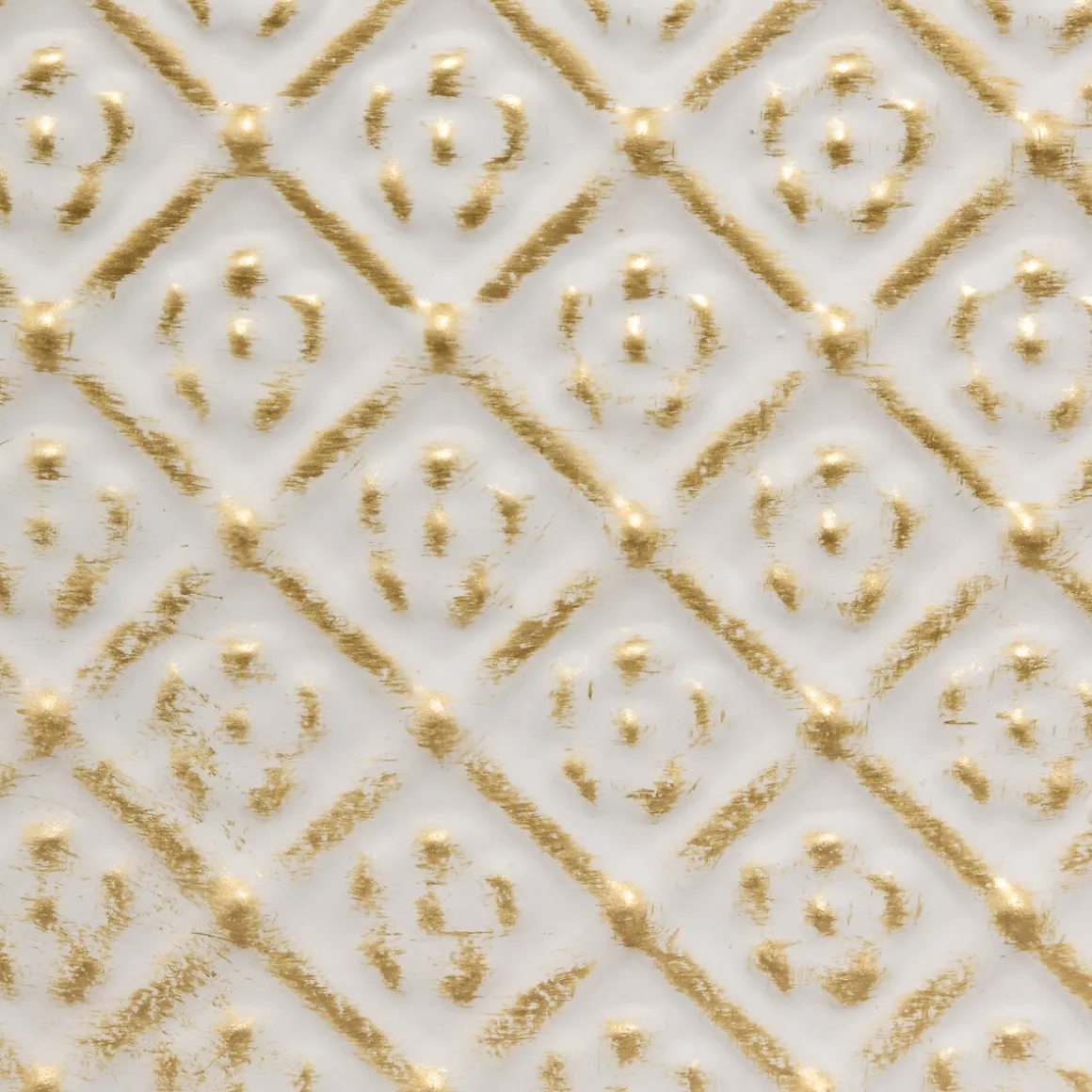 Florero TINO de metal blanco 34cm