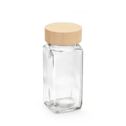 Frasco Para Especias Con Tapa De Bambú