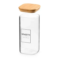 Frasco Para Pasta Con Tapa De Bambú 2.1l