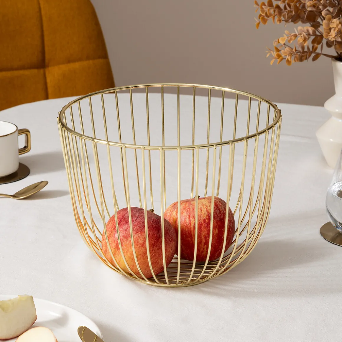 Frutero Coll Redondo Dorado 22Cm