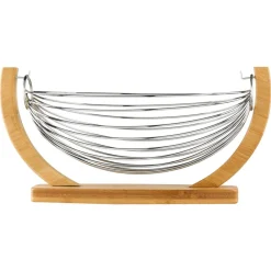 Frutero Metal+Bambú Forma Columpio