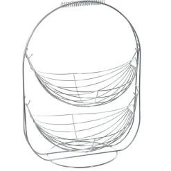 Frutero Metálico Con 2 Niveles