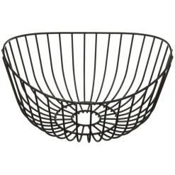 Frutero Metálico Negro 27Cm