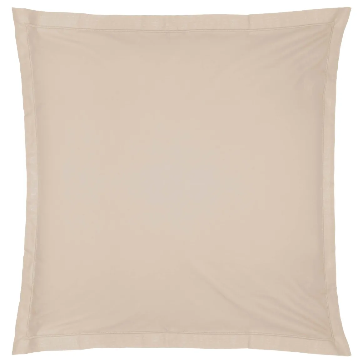 Funda beige para almohada 63x63cm