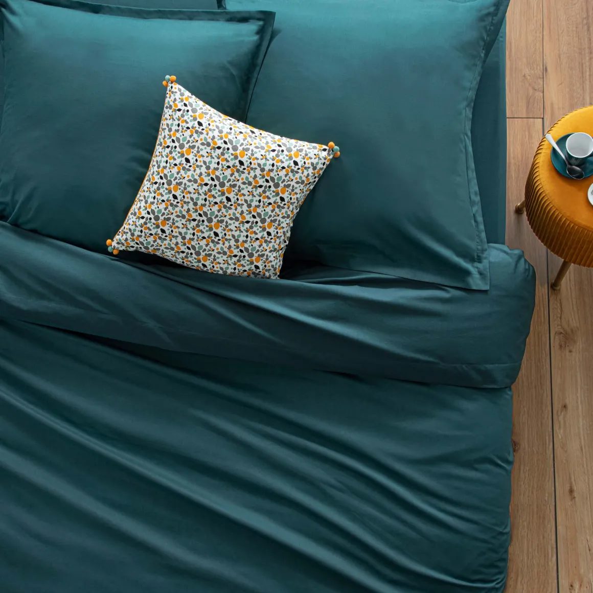 Funda De Almohada Azul 50x70Cm