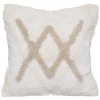 Funda De Almohada Tuft Marfil 40x40cm