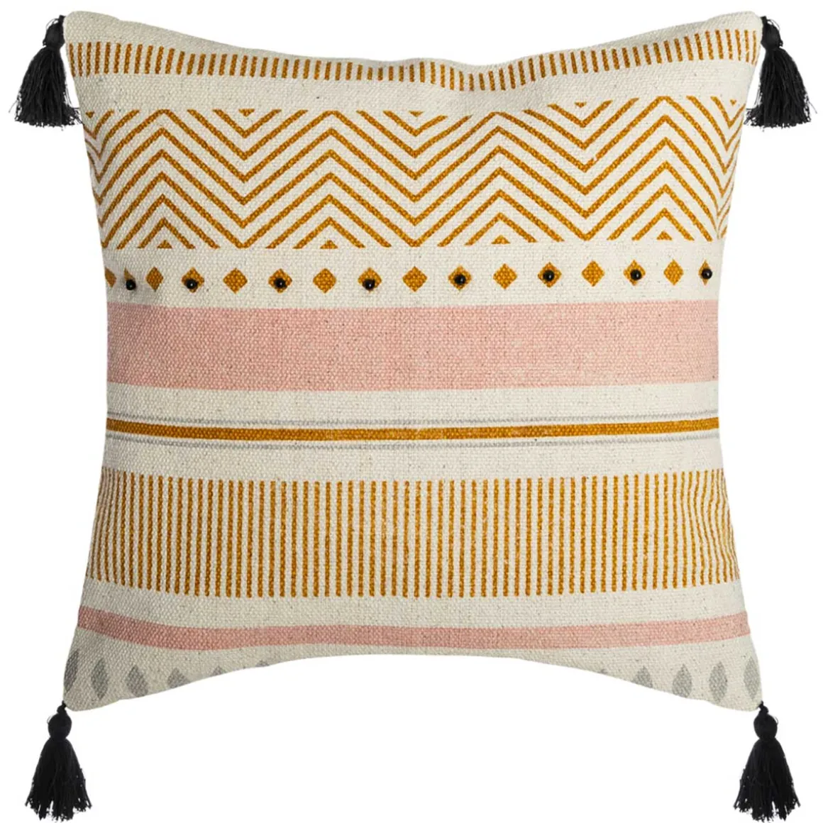 Funda De Cojín A Rayas 40x40cm