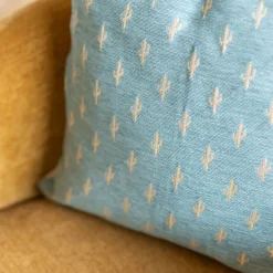 Funda De Cojín Chen Azul 40x40Cm