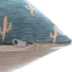 Funda De Cojín Chen Azul 40x40Cm