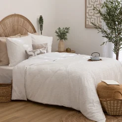 Funda nórdica y 2 fundas de cojín SWAN blanco