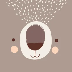 Funda Nórdica Y De Cojín Oso 140x200Cm