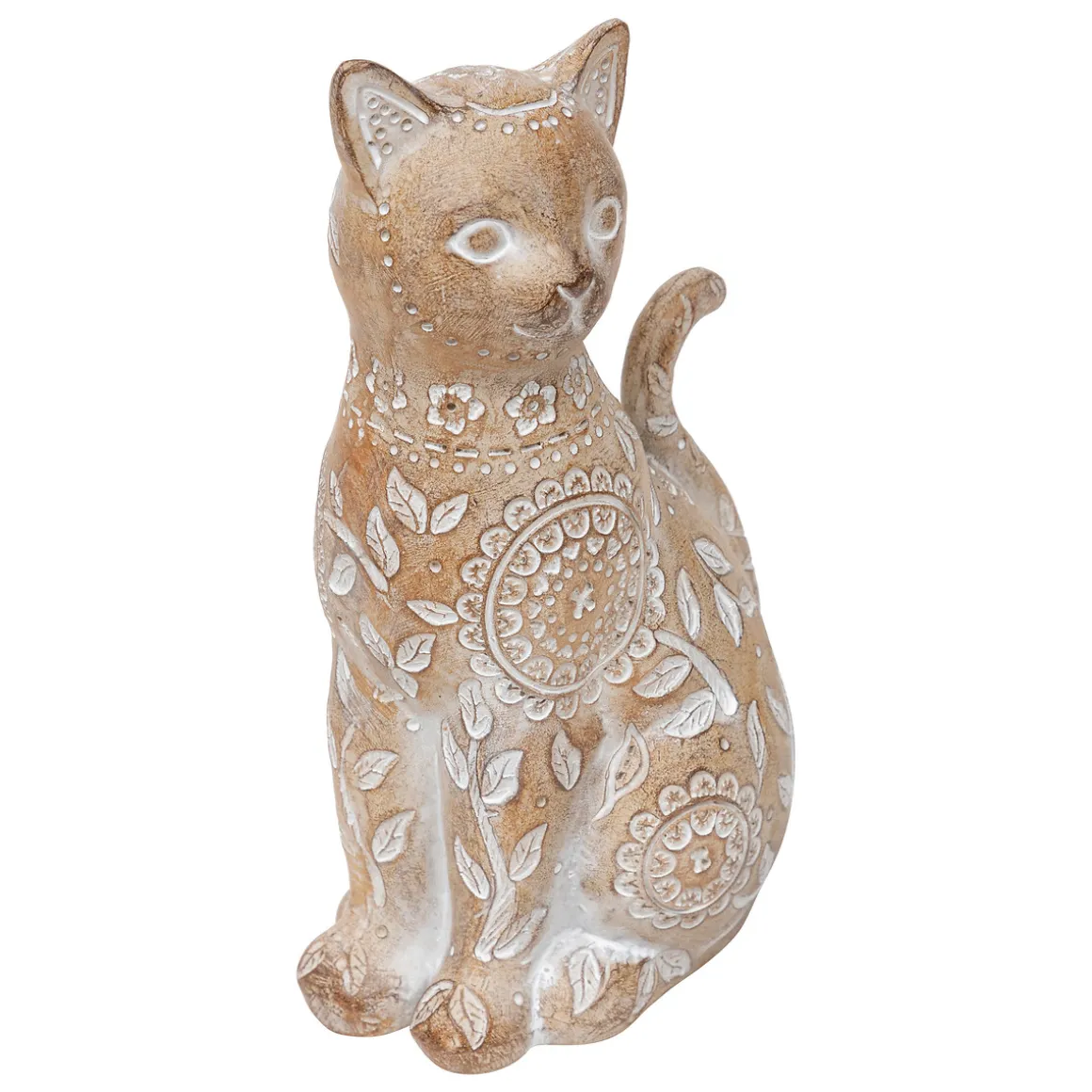 Gato decorativo LINDO beige 18,5cm