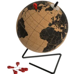 Globo Terráqueo De Corcho 15x20Cm