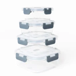 Hermético Cuadrado Vidrio 0.52L