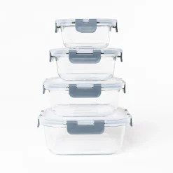 Hermético Cuadrado Vidrio 0.52L