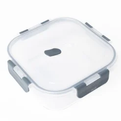 Hermético Cuadrado Vidrio 1.2L