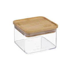 Hermético ESKE apilable con tapa de bambú