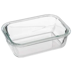 Hermético Rectangular Vidrio 0.5L