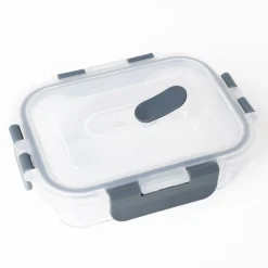 Hermético Rectangular Vidrio 0.37L