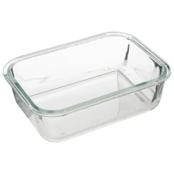 Hermético Rectangular Vidrio 0.9L