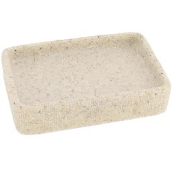 Jabonera de baño efecto arena