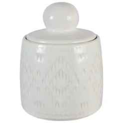 Jarra decorativa MALA blanca 19cm