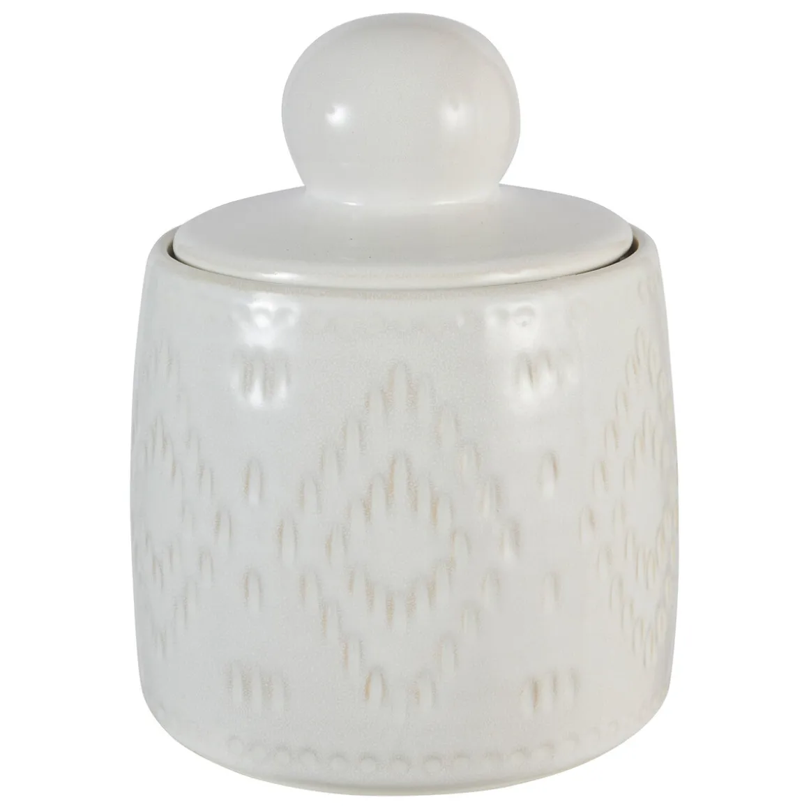 Jarra decorativa MALA blanca 19cm