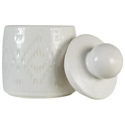 Jarra decorativa MALA blanca 19cm