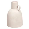 Jarrón blanco de cerámica 25.5cm