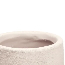 Jarrón blanco de cerámica 25.5cm