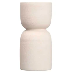 Jarrón blanco de cerámica 27cm