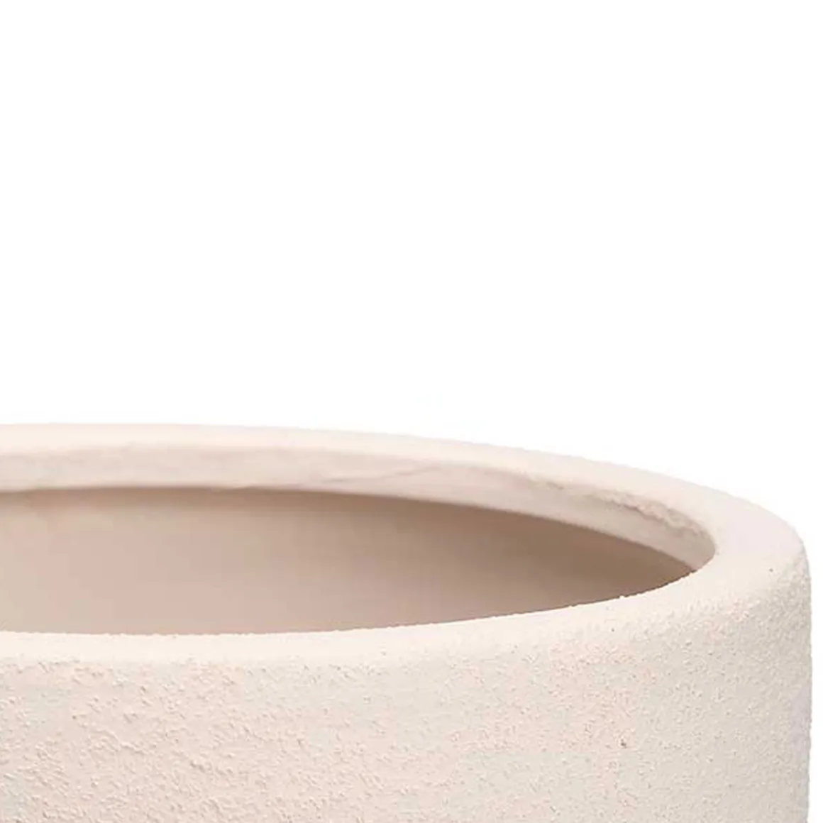 Jarrón blanco de cerámica 27cm