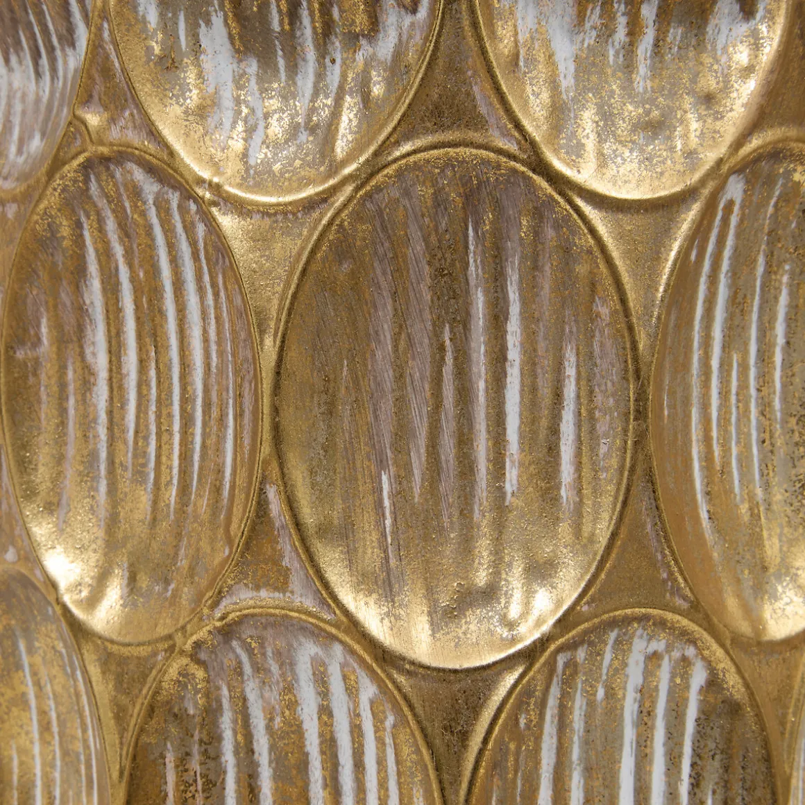 Jarrón con textura BELLI dorado 60cm