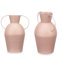 Jarrón Forma Lechera Marrón Claro