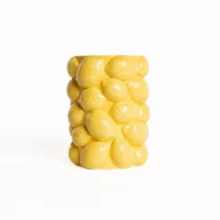 Jarrón limones de cerámica 17,5 cm