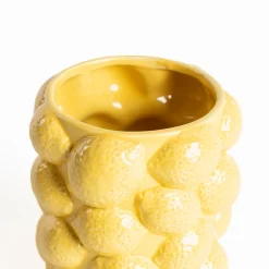 Jarrón limones de cerámica 17,5 cm