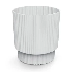 Jarrón MILLY round blanco 21x19.5x19.5cm